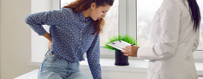 chiropractic examination at Liebman Wellness Center in Marlton NJ