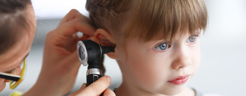 patient needing ear infection treatment in Marlton