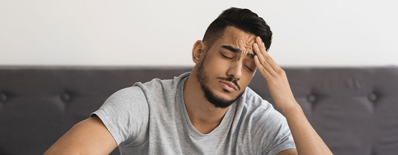 patient needing headache treatment in Marlton
