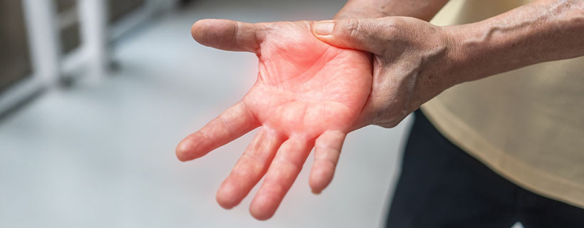 patient needing numbness and tingling treatment in Marlton