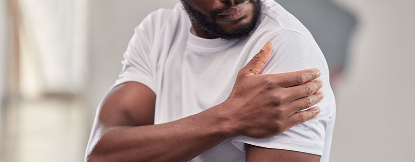 patient needing rotator cuff injury treatment in Marlton