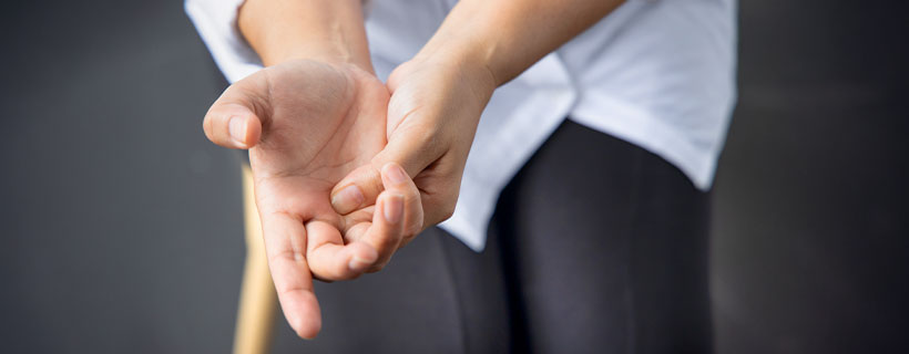 patient needing trigger finger treatment in Marlton