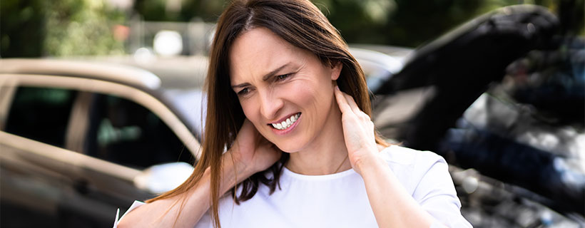 patient needing whiplash treatment in Marlton