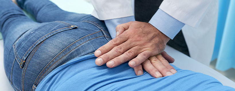 patient receiving chiropractic in Marlton