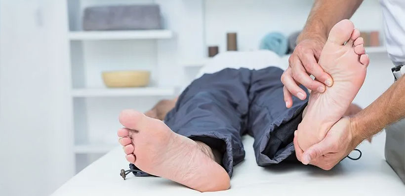 patient receiving scrambler therapy in Marlton